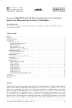 New taxa of mirolliini from south east asia and evidence for an abdominalgland in male phaneropterinae (orthoptera tettigoniidae)