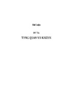 đề tài tổng quan về kaizen