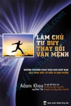 Làm chủ tư duy thay đổi vận mệnh