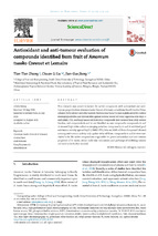 Antioxidant and anti tumour evaluation of compounds identified from fruit of amomum tsaoko crevost et lemaire