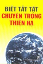 Biết tất tần tật chuyện trong thiên hạ