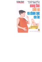 Ebook những điều cần biết về mang thai sinh nở và chăm sóc em bé   vũ ngọc quỳnh