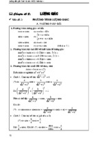 ôn thi đại học môn toán   chuyên đề lượng giác