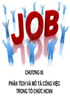 Phân tích công việc