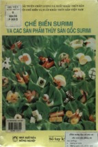 Chế biến surimi và các sản phẩm thủy sản gốc surimi  sumpeno putro