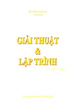 Tin học THPT giải thuật lập trình 