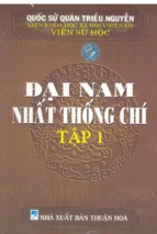 Dai nam nhat thong chi   tap 1