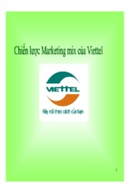 đề tài chiến lược marketing mix của công ty viễn thông quân đội viettel.ppt