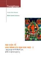 đại luận về giai trình của đạo giác ngộ tsongkhapa tập 2 (bồ đề đạo thứ đệ đại luận – quyển trung)