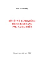 Bồ tát và tánh không (pdf)