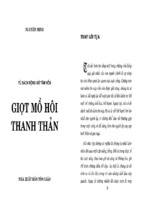 Giọt mồ hôi thanh thản   nguyên minh