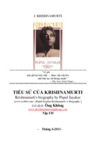 K34 tiểu sử krishnamurti tập i krishnamurtis biography dịch 2011