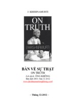 K33 bàn về sự thật on truth dịch 2010 sửa 2012