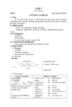 Giáo án tiếng anh lớp 6 thí điểm kì 2