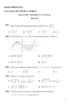 600 cau trac nghiem tich phan va ung dung 2017