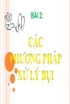   cac phuong phap xu ly bui