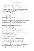 Trắc nghiệm toán 12 chuyên đề lượng giác và khảo sát hàm số