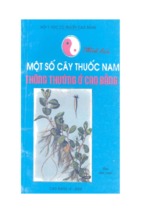 một số cây thuốc nam thông thường ở cao bằng