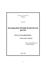 ứng dụng phép biến hình để giải bài toán quỹ tích