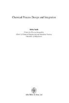 Chemical process design and integration by robin smith