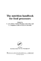 Woodhead,.the nutrition handbook for food processors.[2002.isbn0849315433]