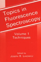 Topics in fluorescence spectroscopy vol. 1, techniques
