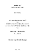 Thực trạng bệnh sâu răng và hiệu quả của giải pháp can thiệp cộng đồng của học sinh tại một số trường tiểu học ở thừa thiên huế