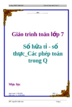 Số hữa tỉ   số thực_các phép toán trong q