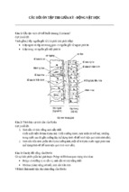 Câu hỏi ôn tập thi giữa kỳ   động vật học