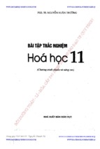 Bài tập trắc nghiệm hóa học 11