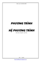 Phương trình hệ phương trình