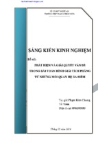 Phát hiện và giải quyết vấn đề trong bài toán hình giải tích phẳng từ những mối quan hệ 3 điểm