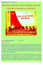 Lịch sử đảng  80 năm xd & pt của đảng csvn