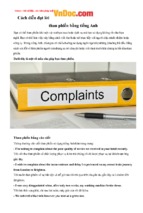 Cách diễn đạt lời than phiền bằng tiếng anh những câu giao tiếp sử dụng khi muốn than phiền