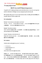 Từ vựng luyện thi nói ielts theo chủ đề physical appearance