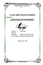 Skkn đạo đức lớp 1; giáo dục bảo vệ môi trường lồng ghép trong dạy môn đạo đức cho học sinh lớp 1”.