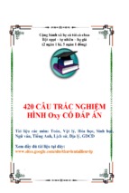 420 câu trắc nghiệm hình Oxyz có đáp án (trên web bị lỗi hiển thị chữ, tải về xem bình thường)
