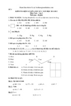 Tuyển tập đề kiểm tra học kỳ i toán 3 