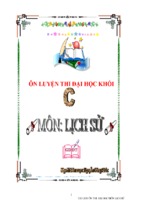 Tài liệu ôn thi  đại học môn lịch sử mới