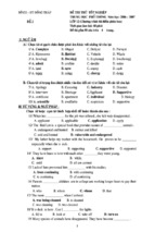 Bộ đề ôn thi tốt nghiệp   tiếng anh 12   vũ văn ninh