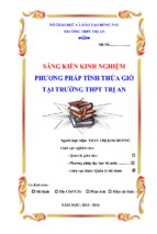 Skkn phương pháp tính thừa giờ 