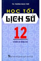 Học tốt lịch sử lớp 12 cơ bản và nâng cao