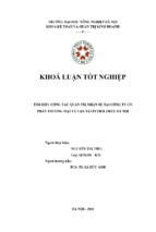 Luận văn quản trị nhân lực tìm hiểu công tác quản trị nhân sự tại công ty cổ phần thương mại và vận tải petrolimex