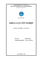 Một số giải pháp nâng cao chất lượng hoạt động tín dụng tại ngân hàng thương mại cổ phần sài gòn công thương – chi nhánh hải phòng