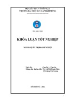 Một số biện pháp nâng cao hiệu quả sản xuất kinh doanh tại công ty cổ phần cảng hải phòng   chi nhánh cảng chùa vẽ