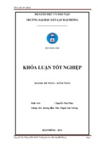 Hoàn thiện công tác kế toán doanh thu, chi phí và xác định kết quả kinh doanh tại công ty tnhh thực phẩm khẩu vị gia đình