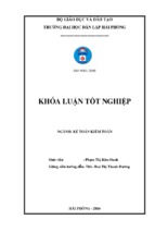 Lập và phân tích bảng cân đối kế toán tại công ty tnhh thương mại chung hằng