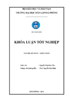 Hoàn thiện tổ chức kế toán thanh toán nhằm quản lý tốt công nợ tại công ty cổ phần đầu tư và xây lắp thương mại