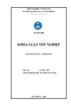 Hoàn thiện công tác kế toán doanh thu, chi phí và xác định kết quả kinh doanh tại công ty tnhh công nghiệp ắc quy hải phòng