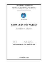 Hoàn thiện tổ chức kế toán doanh thu, chi phí và xác định kết quả kinh doanh tại công ty cổ phần đầu tư thương mại vĩnh thịnh